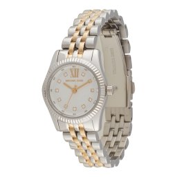 MICHAEL Michael Kors Ceas analogic 'LEXINGTON' auriu / argintiu