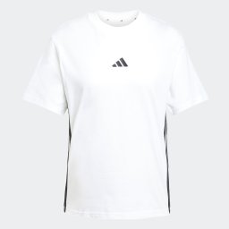 ADIDAS SPORTSWEAR Tricou funcțional 'Essentials' negru / alb