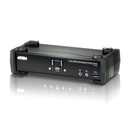 Switch Aten 2-Port USB 3.1 Gen 1 4K DisplayPort 1.2 KVMP™ Switch with Audio (KVM cables included)