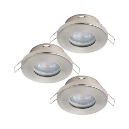 SET 3x corp de iluminat LED pentru baie Eglo 901761 FAVAZZINA 1xGU10/4W/230V IP44 crom
