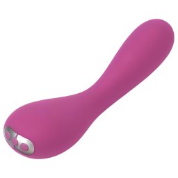 Je Joue Uma - vibrator pentru punctul G, reîncărcabil, waterproof - roz