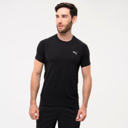 Tricou active Puma Negru Bărbați