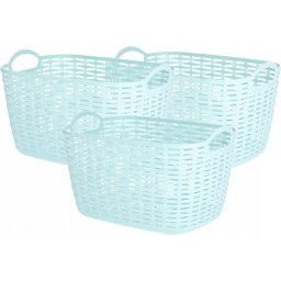 Organizator de coșuri 290 mm din plastic traforat - 3 buc.