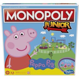 Hasbro F1656 Joc de societate - Monopoly Peppa Pig (Ro)
