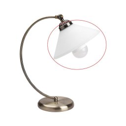 Abajur de rezervă pentru corpuri de iluminat Rabalux 2701-2705 și 2708 E27 (mic)