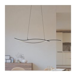 Lustră LED pe cablu Eglo 901207 GRISOLIA LED/20W/230V 4000K negru