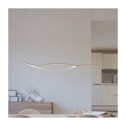 Lustră LED pe cablu Eglo 901212 GRISOLIA LED/20W/230V 4000K bej