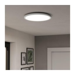 Plafonieră LED RGBW dimabilă de exterior Eglo 90142 ROVITO-Z 18,5W/230V d. 38,9cm IP44 alb