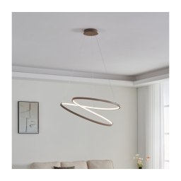 Lustră LED pe cablu Eglo 901141 RUOTALE LED/42W/230V 3000K bej