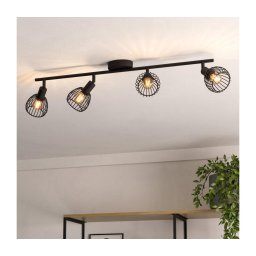 Spot Eglo 901042 SONNINO 4xE14/40W/230V negru
