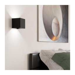 Aplică LED Eglo 901049 VALMONTONE 2xLED/1,5W/230V 3000K negru