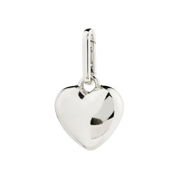 Pilgrim Brelocuri ' Charm Full Heart ' argintiu