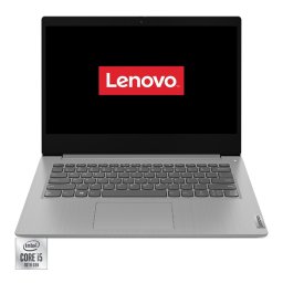 Laptop Lenovo 14'' IdeaPad 3 14IIL05, Intel Core i5-1035G1 pana la 3.6GHz, 8GB DDR4, SSD 512GB, Baterie 3 ore