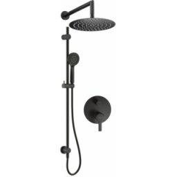 Set dus incastrat cu bara Deante Arnika,negru mat