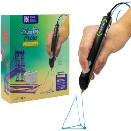 3Doodler FLOW + 8 refiluri PLA și șablon 3D - Stil 3D