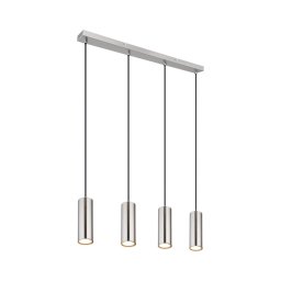 Lustră pe cablu Globo 57911-4H ROBBY 4xGU10/35W/230V crom mat