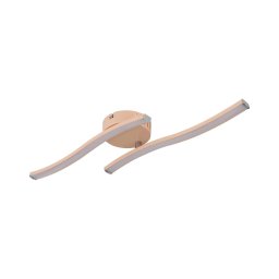 Lustră LED aplicată Globo 67178P TYLER LED/12W/230V 3000K portocaliu