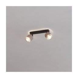 Aplică Eglo 43657 ROSLEY 2xE14/40W/230V negru/bej