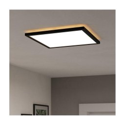 Plafonieră LED de exterior Eglo 901443 ROVITO 17,6W/230V 39x39 cm IP44 negru