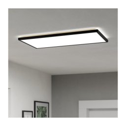 Plafonieră LED de exterior Eglo 901445 ROVITO 17,2W/230V 30x57 cm IP44 negru