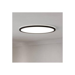 Plafonieră LED dimabilă de exterior Eglo 901455 ROVITO-R 16,8W/230V d. 50 cm IP44 negru + telecomandă