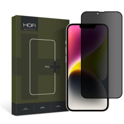 Folie Protectie Ecran PRO+ pentru Apple iPhone 13 / Apple iPhone 13 Pro / Apple iPhone 14, Sticla securizata, Full Face, Full Glue, Privacy, Neagra