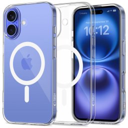 Husa Husă Tech-Protect FlexAir+ MagSafe pentru Apple iPhone 16, protecție avansată, transparentă