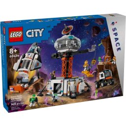 LEGO® City 60434 - Baza spatiala si platforma de lansare a rachetei