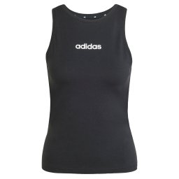 ADIDAS SPORTSWEAR Sport top 'Essentials' negru / alb
