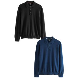 Next Tricou bleumarin / negru