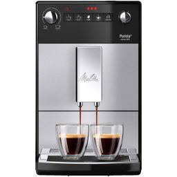 Espressor Espressor Automat Melitta®Purista, 15 bar, 5 niveluri de granulație, Super Silent, Super SLIM 20cm