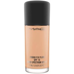 Fond de ten MAC Studio Fix Fluid, SPF 15, 30 ml (Concentratie: Fond de ten, Gramaj: 30 ml, Nuanta fond de ten: Nw57)