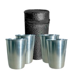 Pahare din oțel inoxidabil 1,5 dcl, 4 buc., Outdoor