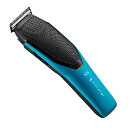 Masina de tuns Remington HC5000 Power X5, Autonomie 75 min, Lame autoascutire, Turbo, Accesorii, Albastru