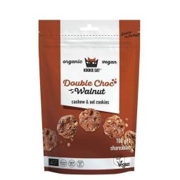 Cookie cu ciocolata si nuci bio 100g Kookie Cat