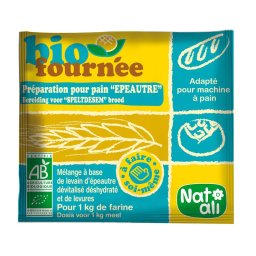 Mix de grau spelta si drojdie pentru paine, bio, 35g, Nat-ali