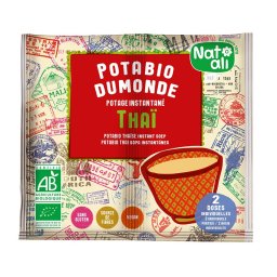 Supa instant stil thai cu legume bio, 2 buc x 8.5g, 17g, Nat-ali