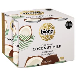 Bautura de cocos bio 4 pack, 4buc x 400ml, Biona