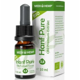 Hemp pure 2.5% cbd bio 10ml, Medihemp