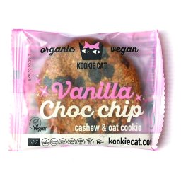 Cookie cu vanilie si ciocolata bio 50g Kookie Cat