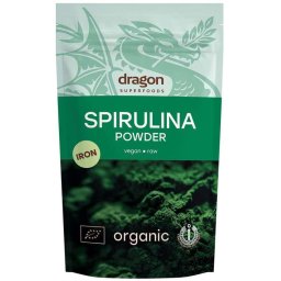 Spirulina pulbere bio 200g Dragon Superfoods