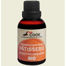Mix esenta pentru patiserie bio 50ml Cook