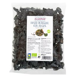 Paste integrale din grau dur cu alge bio 250g Algamar