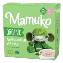 Porridge din hrisca raw bio 4+ luni 200g Mamuko
