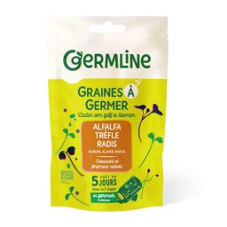 Mix alfalfa, trifoi, ridiche pentru germinat bio 150g Germline