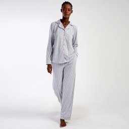 Pijamale Dama cu Nasturi Vienetta Model 'Why Not' Lux și Rafinament