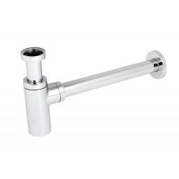 Sifon lavoar Hydroland, 1 1/4" x 32 mm, forma rotunda, alama, cromat