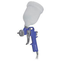 Pistol de vopsit gravitational Erba, pneumatic, 600 ml, duza 1.5 mm
