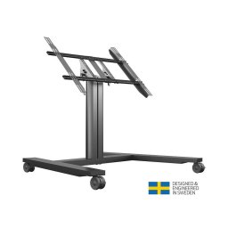 Stand TV Mobil pe Roti Multibrackets MB-6812 Diagonala 32-55inch 60kg Negru
