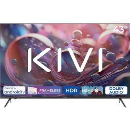Televizor KIVI LED 109cm 43inch 43U760QB Ultra HD 4K Smart TV WiFi Negru
